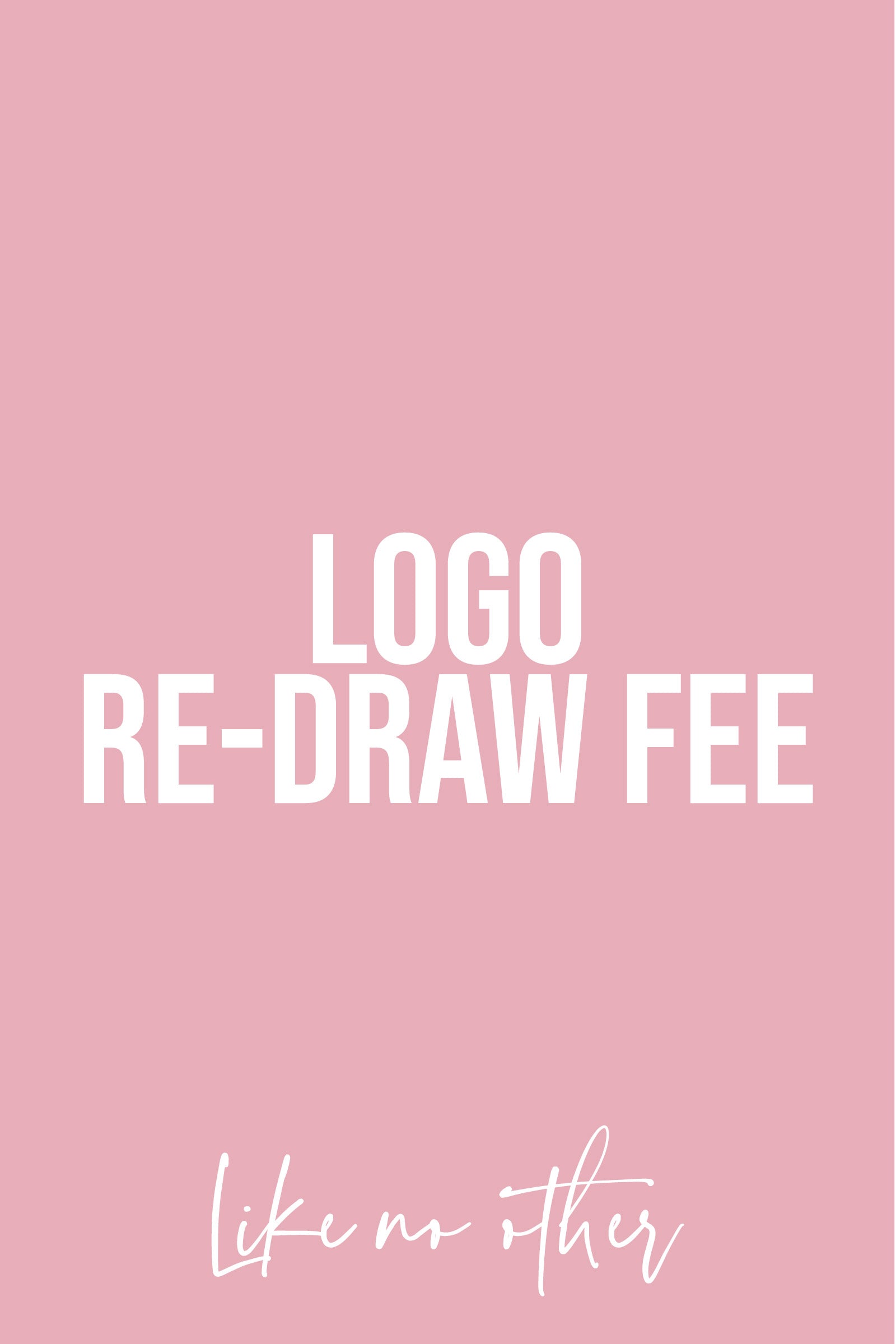 Logo Redraw Fee