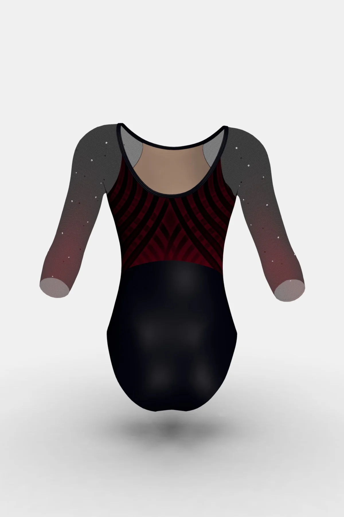 Bi-Co Club Gymnastics 3/4 Slv Leotard 2