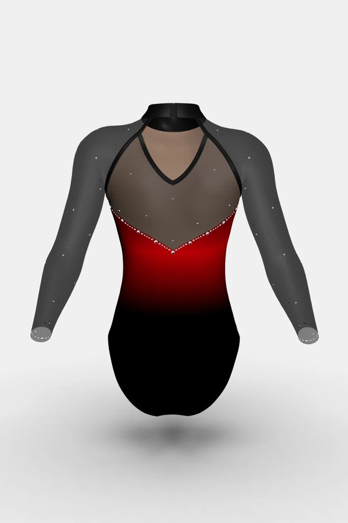 Paris Reverse LS Leotard Shelf Bra