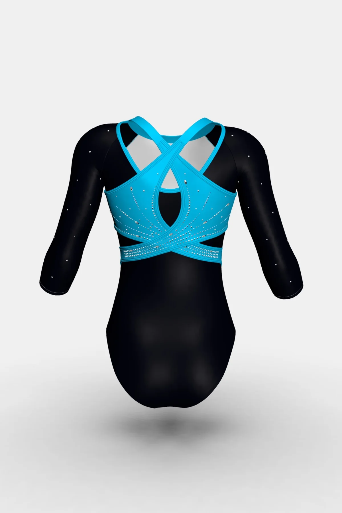 Lexi ¾ Slv Leotard - Blue