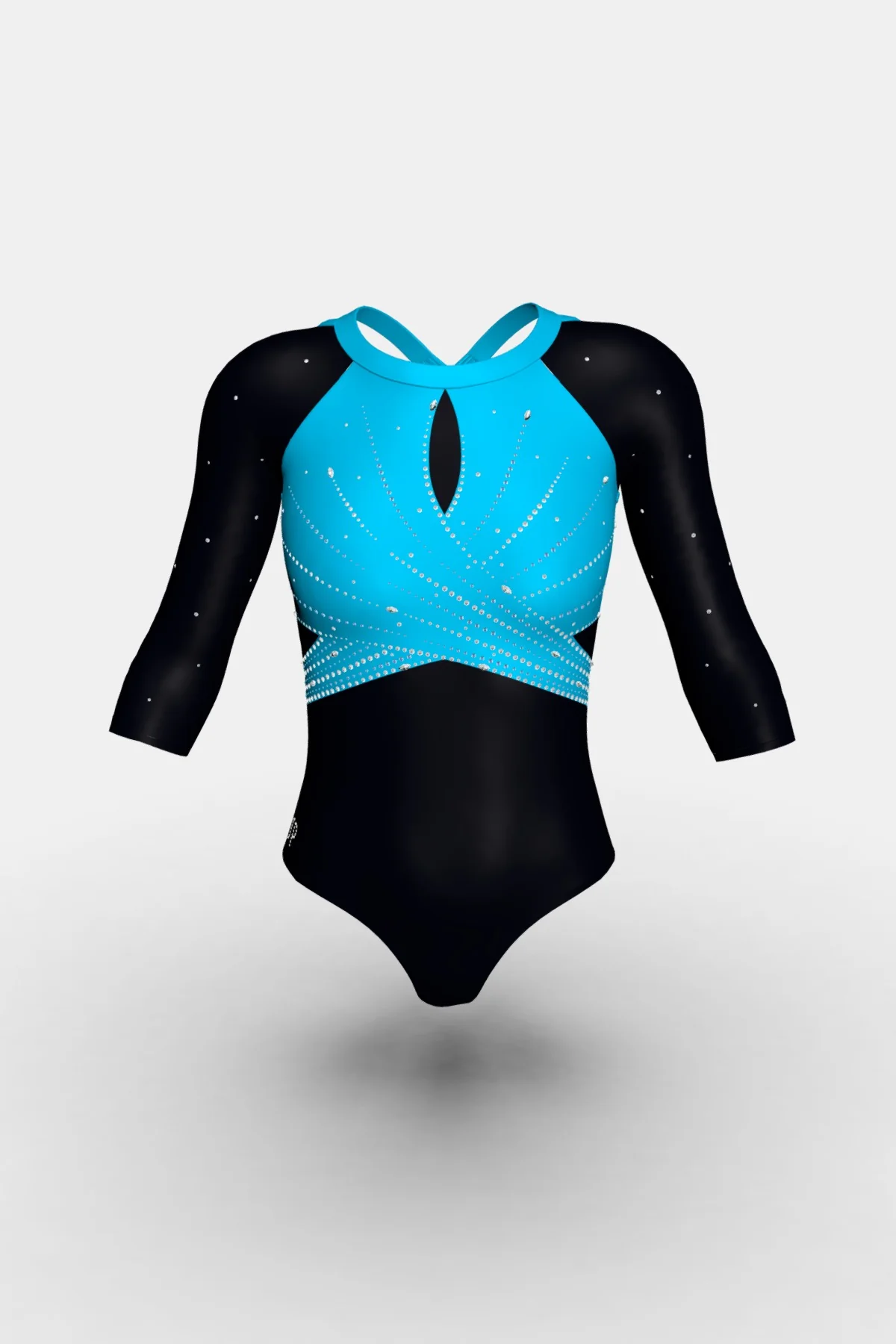 Lexi ¾ Slv Leotard - Blue