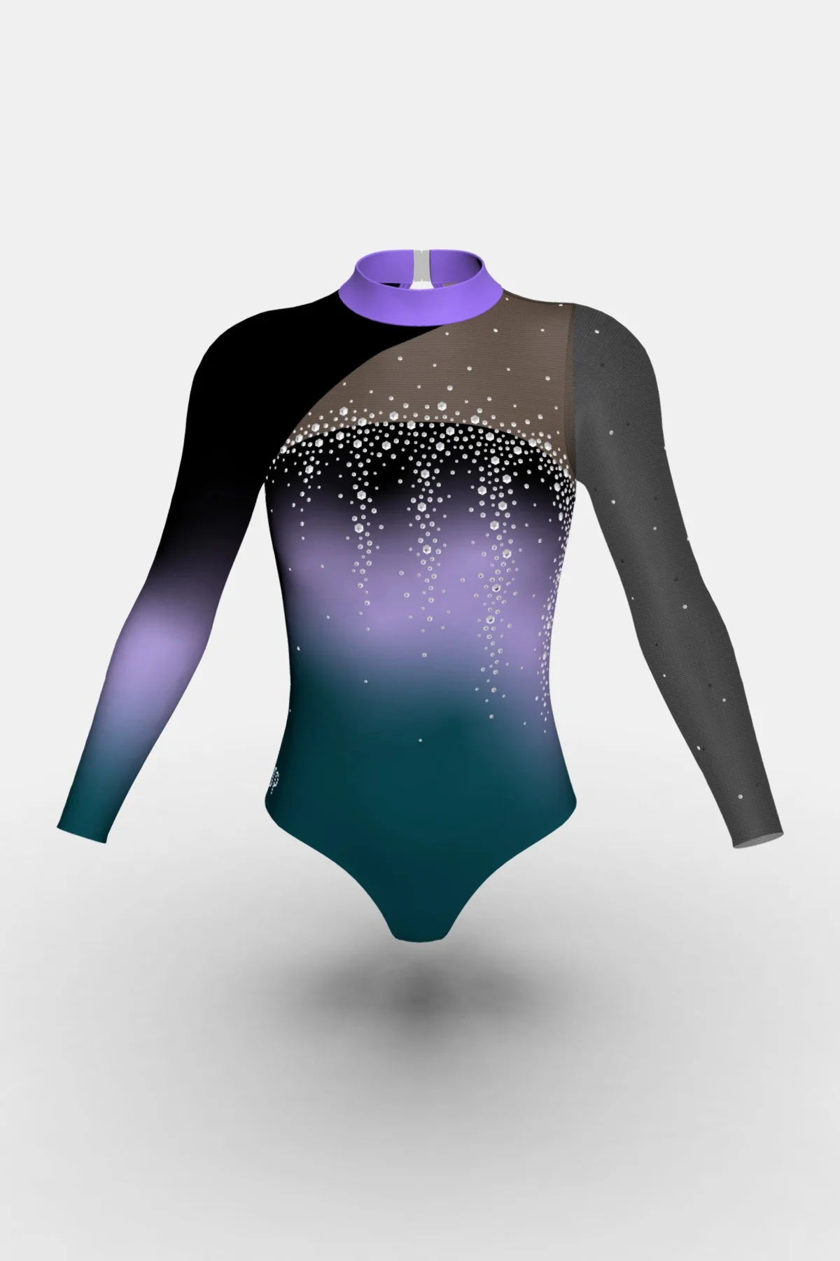 Team Light Crystal Opt 25 LS Leotard