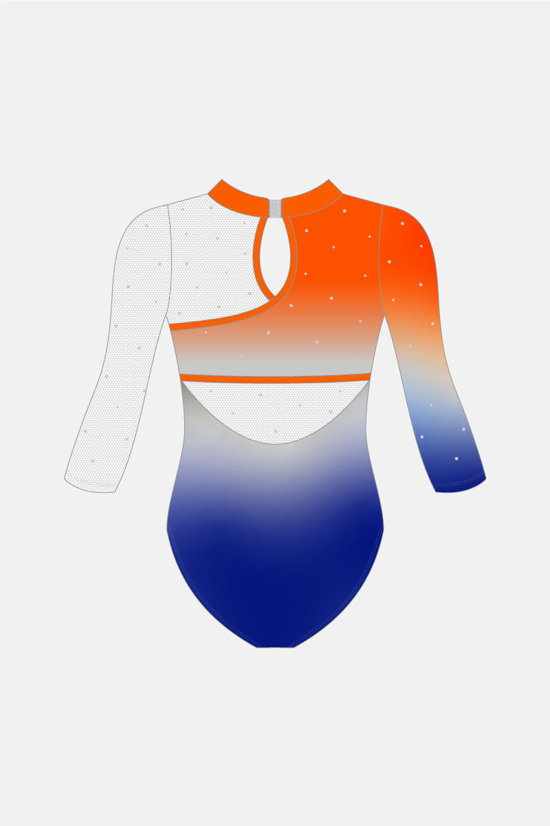 24 Team 3/4 Slv Leotard Shelf Bra