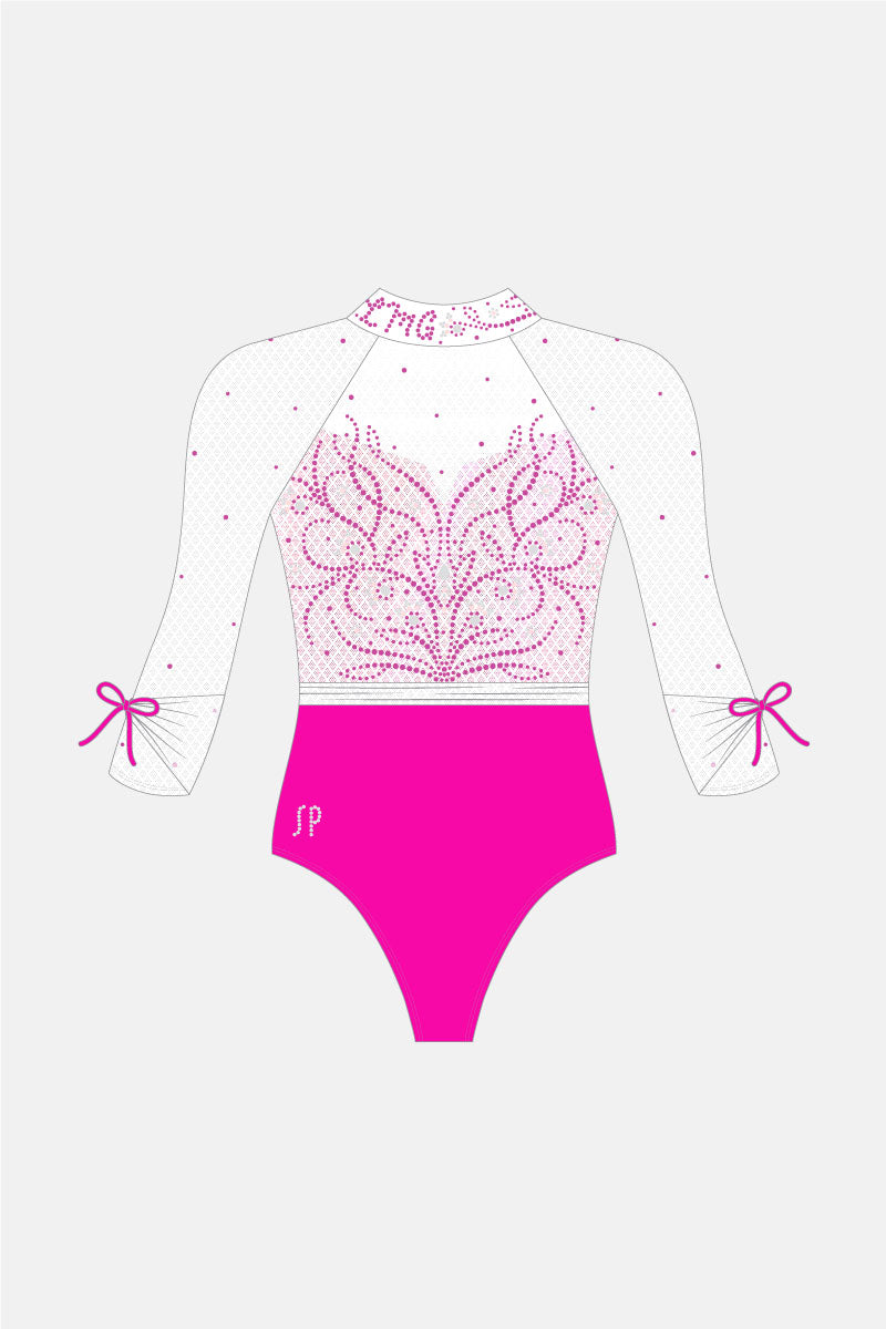 Flour De 3/4 Slv Leotard