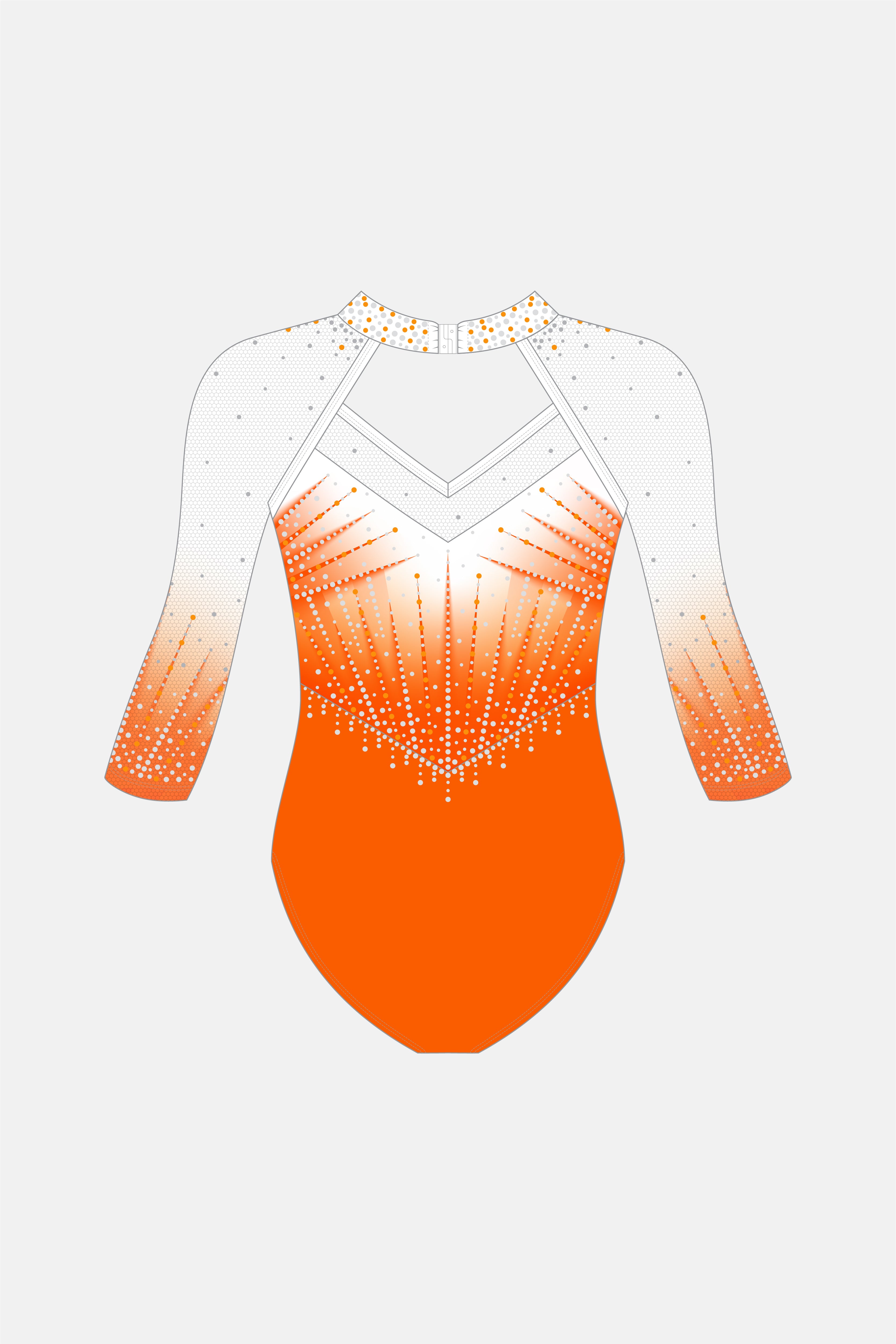 Caralyn 3Q Slv Leotard Shelf Bra