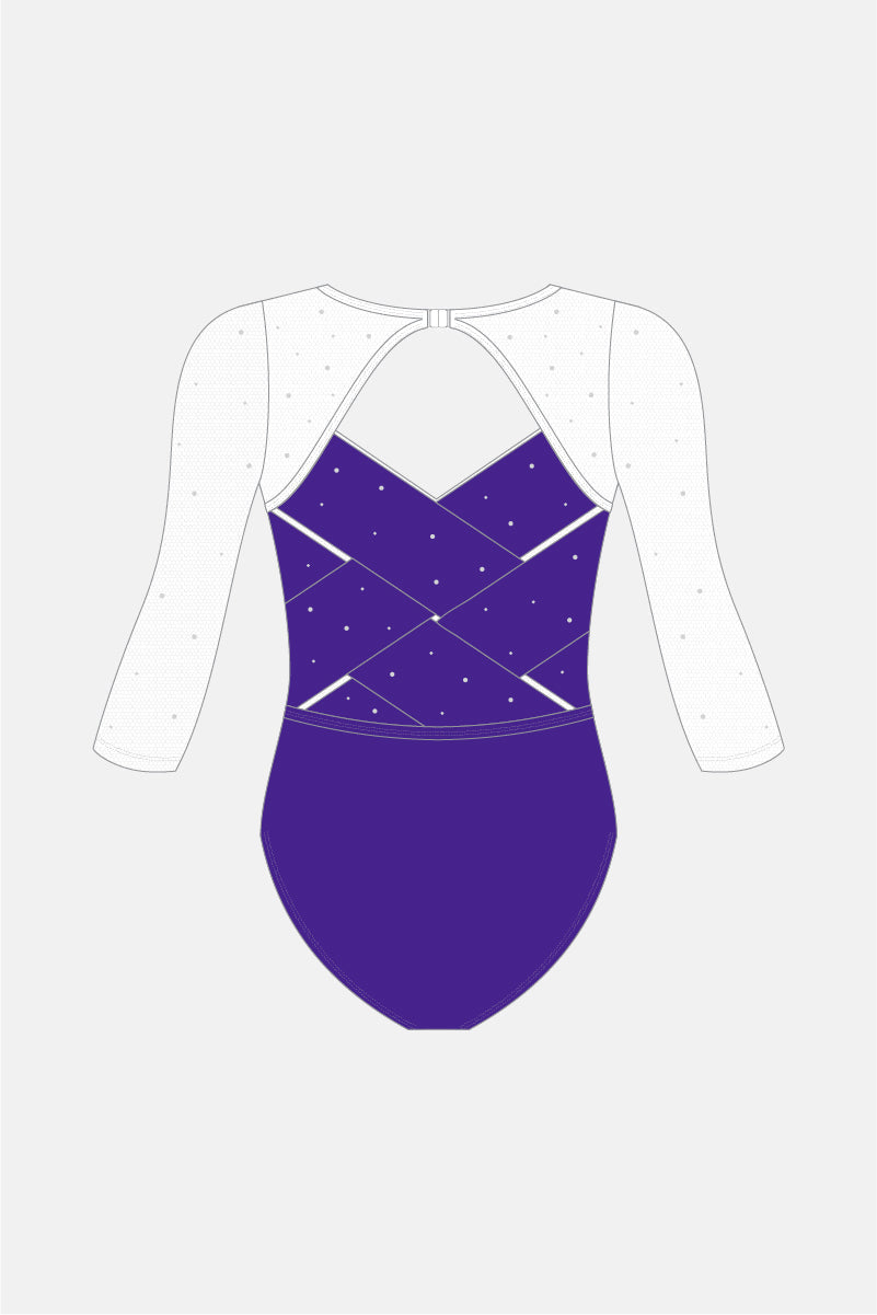 22/23 Competition Compulsory 3/4 Slv Leotard Shelf Bra
