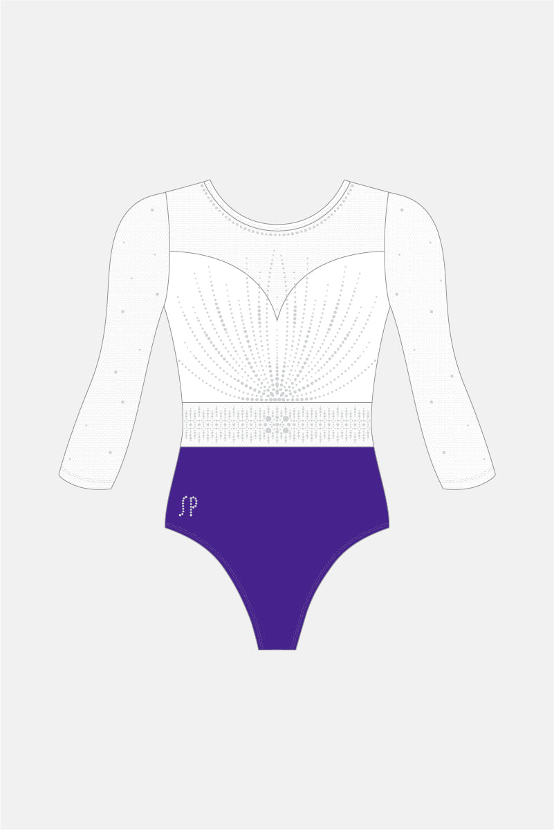 22/23 Competition Compulsory 3/4 Slv Leotard Shelf Bra