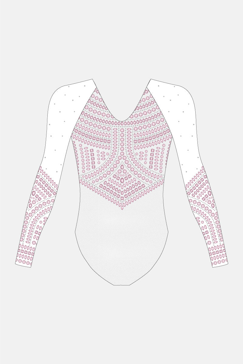 Zahili Long Sleeve Comp Leotard