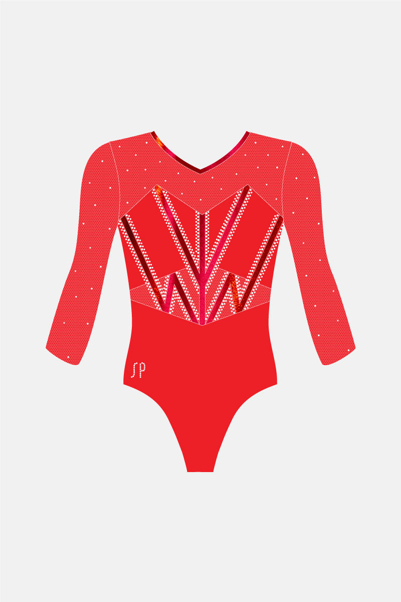 Bryn 3/4 Sleeve Leotard