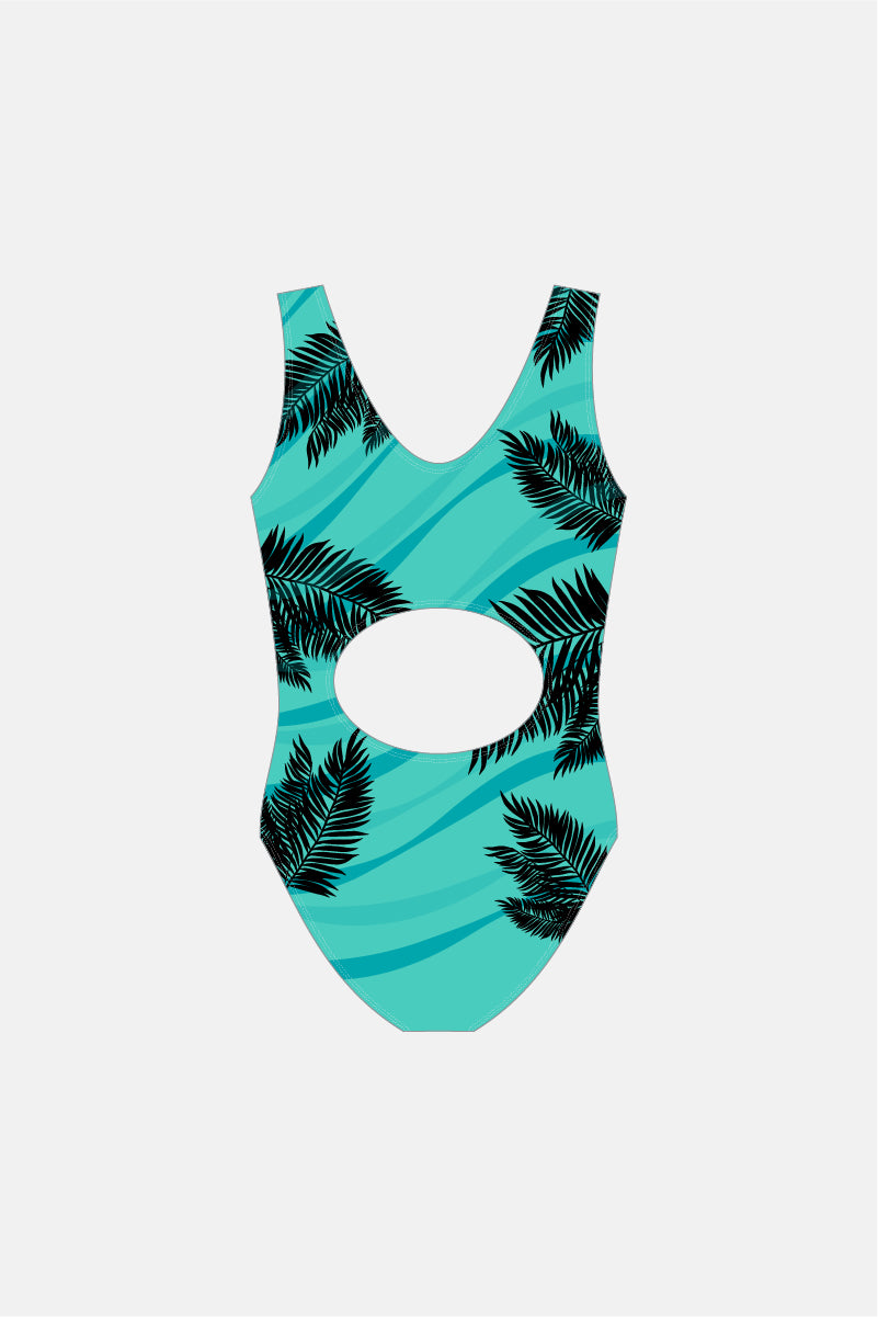 Palm Tree Training Tank Leotard