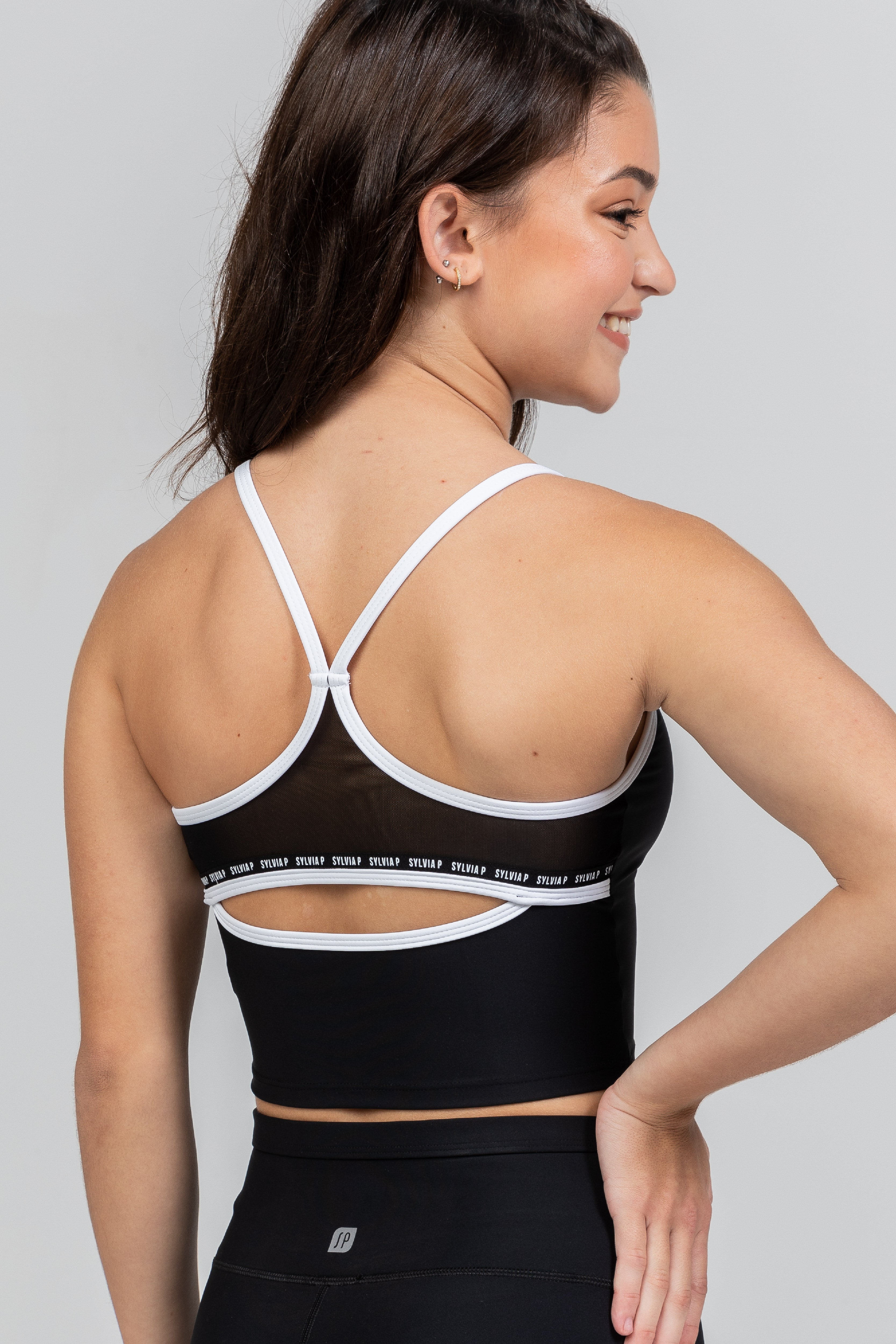 The Original Cropped Singlet - Black