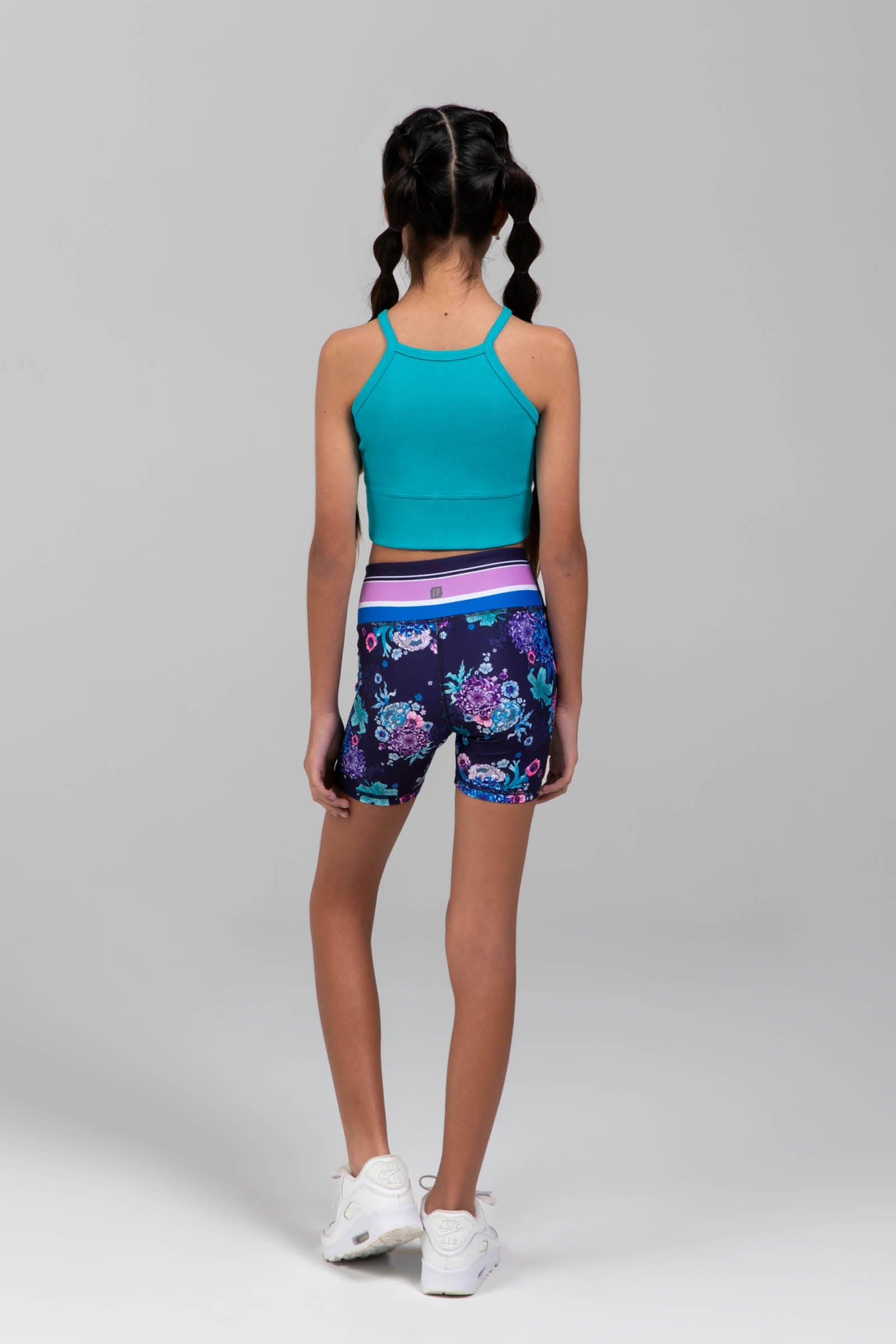 Free Form Cropped Singlet – Cornflower