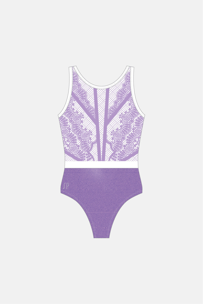 Leonie Tank Sleeveless Leotard Shelf Bra